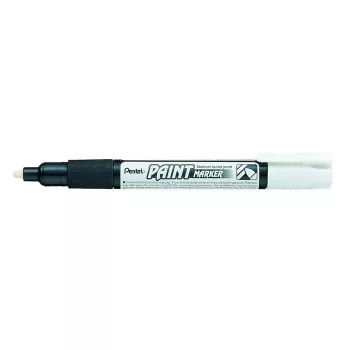 Lakkmarker, 2 mm, kúpos, PENTEL "MMP20", fehér