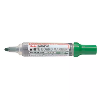   Táblamarker, 6 mm, kúpos hegy, PENTEL "Easyflo", zöld