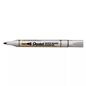 Táblamarker, 2 mm, kúpos hegy, PENTEL, fekete
