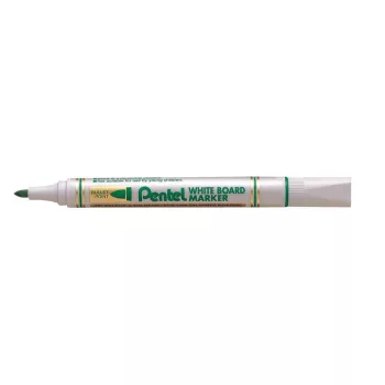Táblamarker, 2 mm, kúpos hegy, PENTEL, zöld