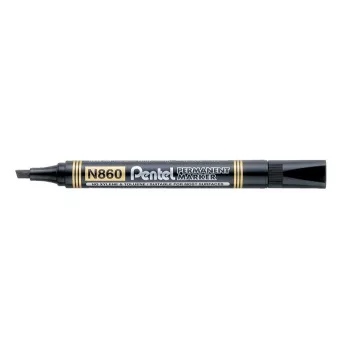   Alkoholos marker, 0,6-4,5 mm, vágott, PENTEL "N860", fekete