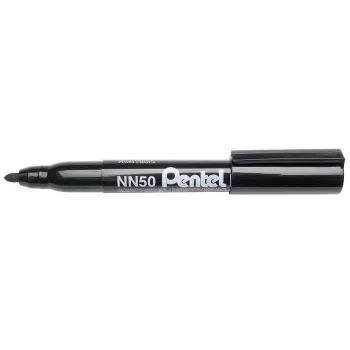   Alkoholos marker, 1,3 mm, kúpos, PENTEL "NN50", fekete