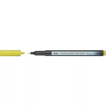 Tűfilc, 0,4 mm, PENTEL "Pointliner", limezöld