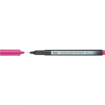 Tűfilc, 0,4 mm, PENTEL "Pointliner", rózsaszín