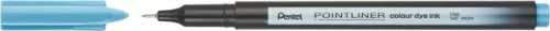 Tűfilc, 0,4 mm, PENTEL "Pointliner", tengerkék