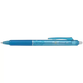   Rollertoll, 0,25 mm, törölhető, nyomógombos, PILOT "Frixion Clicker", világoskék