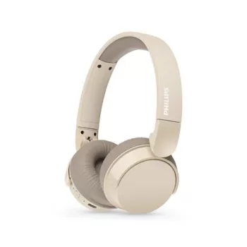  Fejhallgató, vezeték nélküli, Bluetooth 5.3, PHILIPS "TAH3209", bézs