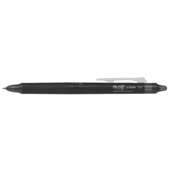   Rollertoll, 0,25 mm, tűhegyű, nyomógombos, törölhető, PILOT "Frixion Point Clicker ", fekete