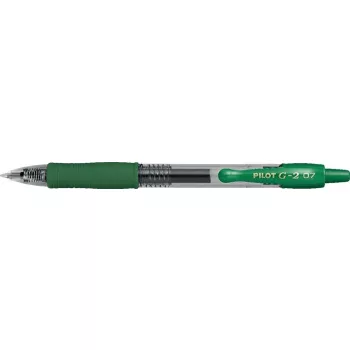   Zseléstoll, 0,32 mm, nyomógombos, PILOT "G-2", zöld