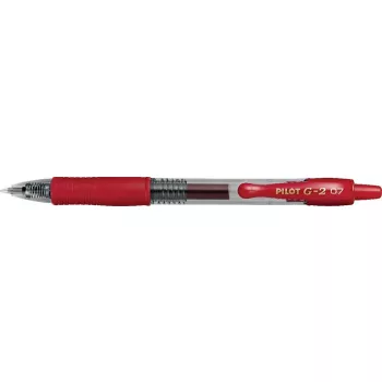   Zseléstoll, 0,32 mm, nyomógombos, PILOT "G-2", piros
