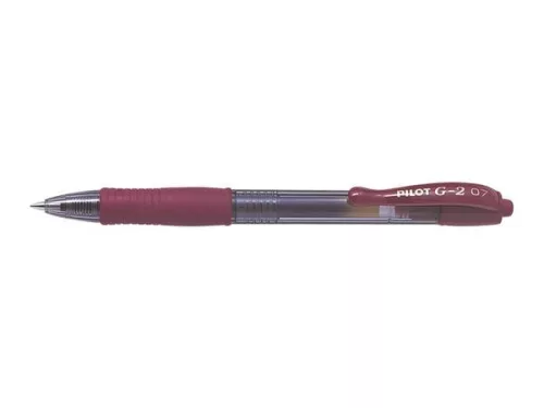 Zseléstoll, 0,32 mm, nyomógombos, PILOT "G-2", bordó