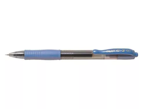 Zseléstoll, 0,32 mm, nyomógombos, PILOT "G-2", égkék