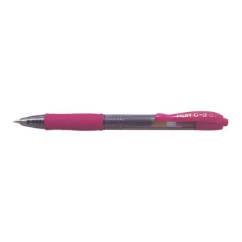   Zseléstoll, 0,32 mm, nyomógombos, PILOT "G-2", rózsaszín