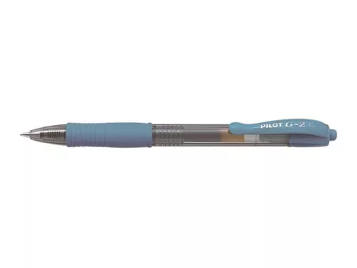 Zseléstoll, 0,32 mm, nyomógombos, PILOT "G-2", világoskék