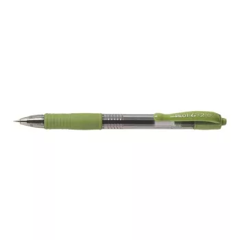  Zseléstoll, 0,32 mm, nyomógombos, PILOT "G-2", világoszöld