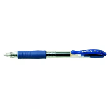   Zseléstoll, 0,25 mm, nyomógombos, PILOT "G-2", kék