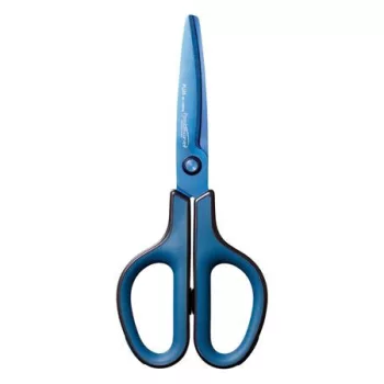   Olló, általános, 17,5 cm, PLUS "Fitcut Curve Premium", diplomatakék