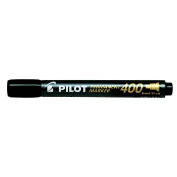   Alkoholos marker, 1,5-4 mm, vágott, PILOT "Permanent Marker 400", fekete