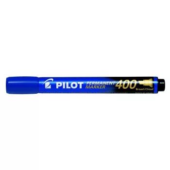   Alkoholos marker, 1,5-4 mm, vágott, PILOT "Permanent Marker 400", kék