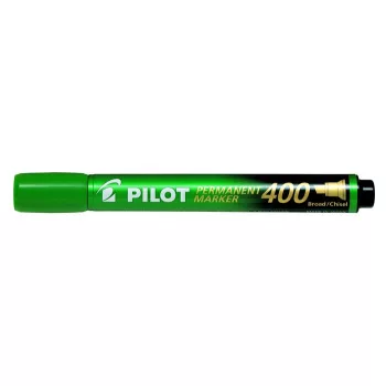   Alkoholos marker, 1,5-4 mm, vágott, PILOT "Permanent Marker 400", zöld