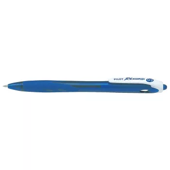   Golyóstoll, 0,22 mm, nyomógombos, PILOT "Rexgrip", kék