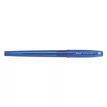   Golyóstoll, 0,22 mm, kupakos, PILOT "Super Grip G", kék