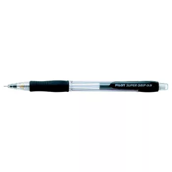 Nyomósirón, 0,5 mm, PILOT "SuperGrip", fekete