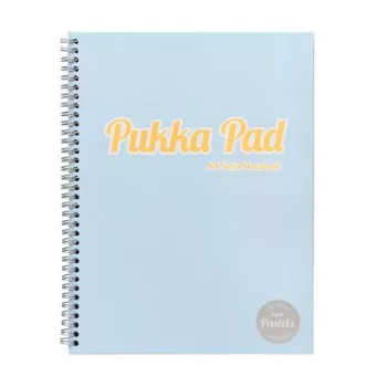  Spirálfüzet, A4, vonalas, 100 lap, PUKKA PAD "Pastel Jotta Pad", vegyes szín
