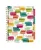 Spirálfüzet, B5, vonalas, 100 lap, PUKKA PAD "Colour Wash Project Book", vegyes minta