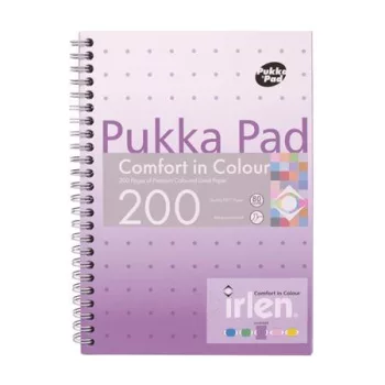   Spirálfüzet, A5, vonalas, 100 lap, PUKKA PAD "Irlen Jotta Lavender"