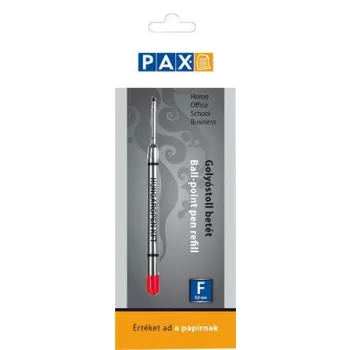 Golyóstollbetét, 0,8 mm, PAX, piros