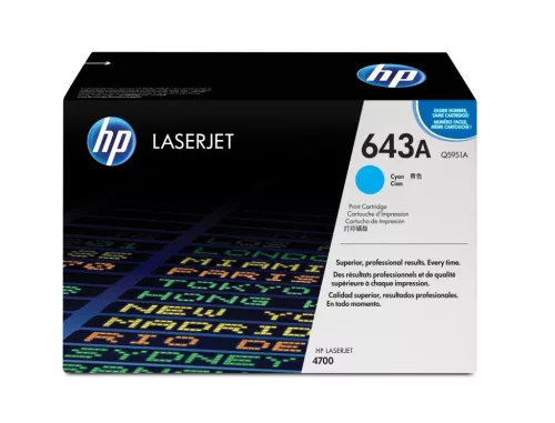 HP Q5951A No.643A Cyan Eredeti Toner