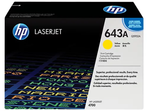 HP Q5952A No.643A Yellow Eredeti Toner