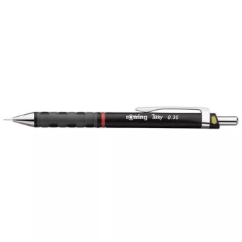 Nyomósirón, 0,35 mm, ROTRING "Tikky T", fekete