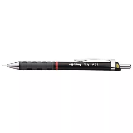 Nyomósirón, 0,35 mm, ROTRING "Tikky T", fekete