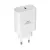 Hálózati töltő, 1xUSB-C, 30W RIVACASE "PS4193", fehér