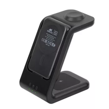   Töltőállomás, vezeték nélküli, mágneses, 5000mAh, RIVACASE "VA4917"