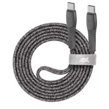   USB kábel, USB-C - USB-C, 1,2 m, RIVACASE "PS6105", szürke
