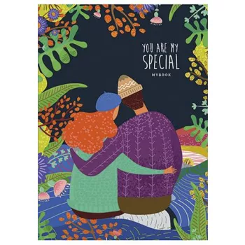   Füzet, tűzött, A5, vonalas és sima, 2x40 lap, SHKOLYARYK "Twin Book Special"