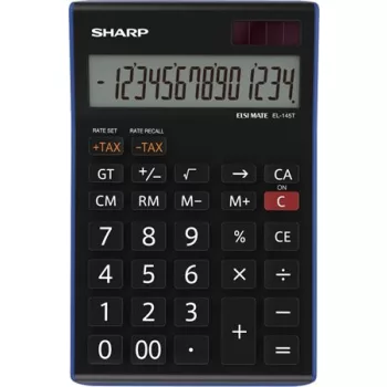   Számológép, asztali, 14 számjegy, SHARP "EL-145TBL"