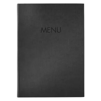 Étlaptartó, A4, keményfedeles, SIGEL „MENU”, antracit