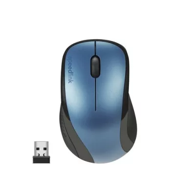   Egér, vezeték nélküli, optikai, USB, SPEEDLINK "Kappa", kék