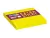 Öntapadó jegyzettömb, 76x76 mm, 90 lap, STICK N "Extra Sticky", neon sárga