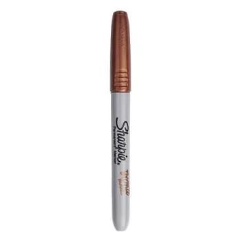   Alkoholos marker, 1,4 mm, kúpos, SHARPIE "Metallic", bronz