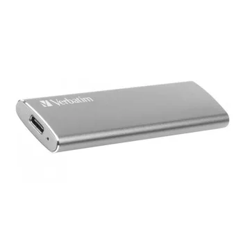   SSD (külső memória), 120 GB, USB 3.2 Gen2, VERBATIM "Vx500", szürke