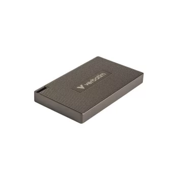   SSD (külső memória) 512GB, USB-C 3.2 Gen2, VERBATIM "Metal Mini SSD", fekete