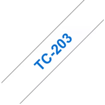 Brother TC-203 12 mm széles 7,7m hosszú szalagkazetta
