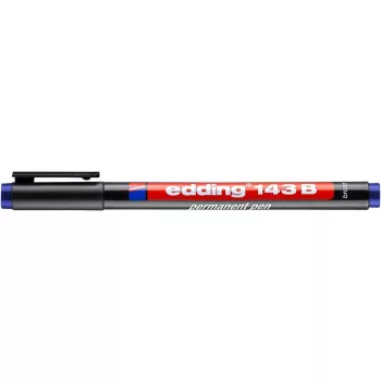 Alkoholos marker, OHP, 1 mm, EDDING "143 B", kék