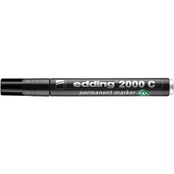   Alkoholos marker, 1,5-3 mm, kúpos, EDDING "2000", fekete