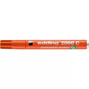   Alkoholos marker, 1,5-3 mm, kúpos, EDDING "2000", narancssárga